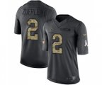Dallas Cowboys #2 Greg Zuerlein Black Stitched NFL Limited 2016 Salute to Service Jersey