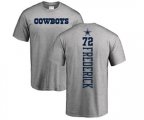 Dallas Cowboys #72 Travis Frederick Ash Backer T-Shirt