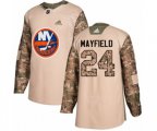 New York Islanders #24 Scott Mayfield Authentic Camo Veterans Day Practice NHL Jersey