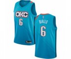 Oklahoma City Thunder #6 Hamidou Diallo Swingman Turquoise Basketball Jersey - City Edition