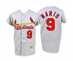 1967 St. Louis Cardinals #9 Roger Maris Authentic Grey Throwback Baseball Jersey