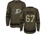 Adidas Anaheim Ducks #67 Rickard Rakell Green Salute to Service Stitched NHL Jersey
