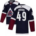 Colorado Avalanche #49 Samuel Girard Authentic Navy Blue Alternate NHL Jersey