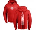 Houston Rockets #33 Ryan Anderson Red Backer Pullover Hoodie