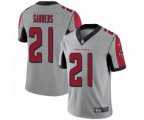 Atlanta Falcons #21 Deion Sanders Limited Silver Inverted Legend Football Jersey