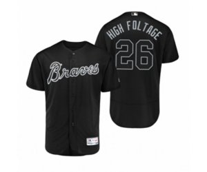 Atlanta Braves Mike Foltynewicz High Foltage Black 2019 Players\' Weekend Authentic Jersey
