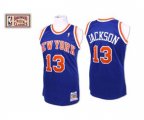 New York Knicks #13 Mark Jackson Swingman Royal Blue Throwback Basketball Jersey
