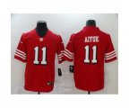 San Francisco 49ers #11 Brandon Aiyuk Limited Red Rush Vapor Untouchable Football Jerseys