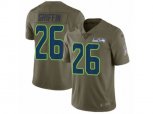 Seattle Seahawks #26 Shaquill Griffin Limited Olive 2017 Salute to Service NFL Jersey