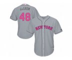 New York Mets #48 Jacob deGrom Gary Home 2016 Mother Day Cool Base Jersey