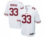 San Francisco 49ers #33 Tarvarius Moore Game White Football Jersey