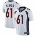 Denver Broncos #61 Matt Paradis White Vapor Untouchable Limited Player NFL Jersey