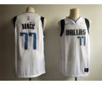Dallas Mavericks #77 Luka Doncic White Swingman Stitched NBA Jersey