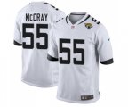 Jacksonville Jaguars #55 Lerentee McCray Game White Football Jersey