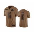 Atlanta Falcons #6 Younghoe Koo 2023 Brown Salute To Setvice Limited Football Stitched Jersey