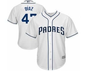 San Diego Padres Miguel Diaz Replica White Home Cool Base Baseball Player Jersey