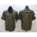 New England Patriots #54 Dont'a Hightower Nike Olive 2021 Salute To Service Limited Player Jersey