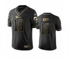 Los Angeles Rams #18 Cooper Kupp Limited Black Golden Edition Football Jersey
