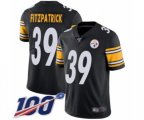 Pittsburgh Steelers #39 Minkah Fitzpatrick Black Team Color Vapor Untouchable Limited Player 100th Season Football Jersey