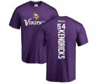 Minnesota Vikings #54 Eric Kendricks Purple Backer T-Shirt