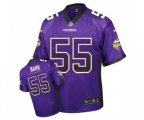 Minnesota Vikings #55 Anthony Barr Elite Purple Drift Fashion Football Jersey