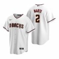 Arizona Diamondbacks #2 Starling Marte White Home Stitched Baseball Jersey