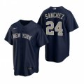Nike New York Yankees #24 Gary Sanchez Navy Alternate Stitched Baseball Jersey