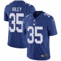 New York Giants #35 Curtis Riley Royal Blue Team Color Vapor Untouchable Limited Player NFL Jersey