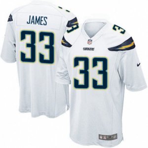 Los Angeles Chargers #33 Derwin James Game White NFL Jersey