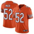Chicago Bears #52 Khalil Mack Orange Alternate Vapor Untouchable Limited Player NFL Jersey
