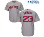 Boston Red Sox #23 Blake Swihart Replica Grey Road Cool Base Baseball Jersey
