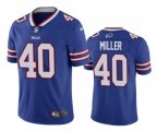 Buffalo Bills #40 Von Miller Blue Vapor Untouchable Limited Stitched Football Jersey