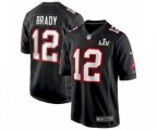 Tampa Bay Buccaneers #12 Tom Brady Black Super Bowl LV Bound Game jersey