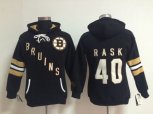 NHL Women Boston Bruins #40 Tuukka Rask black jerseys(Logo Pullover Hoodie)
