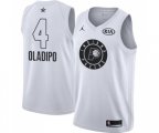Indiana Pacers #4 Victor Oladipo Swingman White 2018 All-Star Game Basketball Jersey