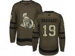 Adidas Ottawa Senators #19 Derick Brassard Green Salute to Service Stitched NHL Jersey