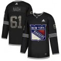 New York Rangers #61 Rick Nash Black Authentic Classic Stitched NHL Jersey