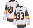 Vegas Golden Knights #33 Maxime Lagace Authentic White Away NHL Jersey