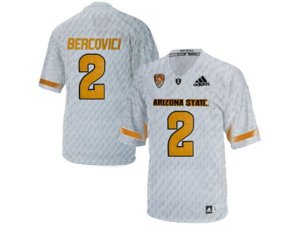 Men\'s Arizona State Sun Devils Mike Bercovici #2 Desert Ice College Football Jersey - White