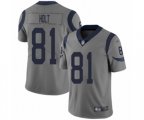 Los Angeles Rams #81 Torry Holt Limited Gray Inverted Legend Football Jersey