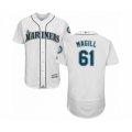 Seattle Mariners #61 Matt Magill White Home Flex Base Authentic Collection Baseball Player Jersey