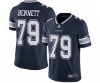 Dallas Cowboys #79 Michael Bennett Navy Blue Team Color Vapor Untouchable Limited Player Football Jersey