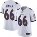 Baltimore Ravens #66 Ryan Jensen White Vapor Untouchable Limited Player NFL Jersey