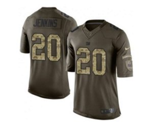 New York Giants #20 Janoris Jenkins Green Stitched NFL Limited Salute to Service Jerseys