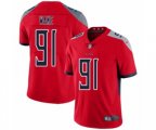 Tennessee Titans #91 Cameron Wake Limited Red Inverted Legend Football Jersey