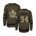Toronto Maple Leafs #94 Tyson Barrie Authentic Green Salute to Service Hockey Jersey