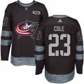 Columbus Blue Jackets #23 Ian Cole Authentic Black 1917-2017 100th Anniversary NHL Jersey