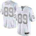 Oakland Raiders #89 Amari Cooper Limited White Platinum NFL Jersey