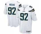 Los Angeles Chargers #92 Brandon Mebane Game White Football Jersey