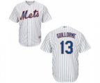 New York Mets Luis Guillorme Replica White Home Cool Base Baseball Player Jersey